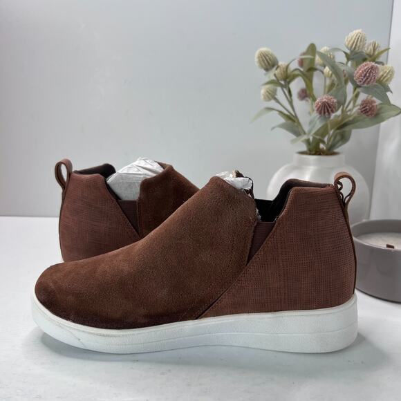 Ryka Vera Suede Casual Sneaker Boot Slip On Brown Women's 11M Tried On - Picture 7 of 9